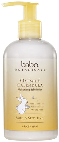Babo Botanicals - Moisturizing Baby Lotion Oatmilk Calendula