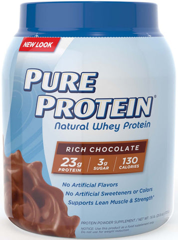 PURE PROTEIN - Natural Whey Protein Rich Chocolate