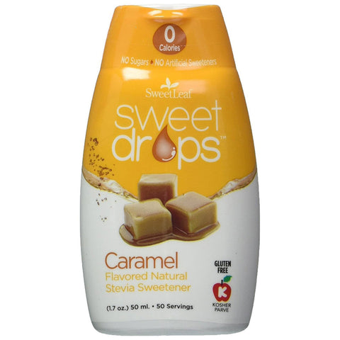 SWEET LEAF - Sweet Drops Liquid Stevia Sweetener, Caramel