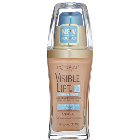 L'OREAL - Visible Lift Serum Absolute Advanced Age-Reversing Makeup Creamy Natural - 1 fl. oz. (30 ml)