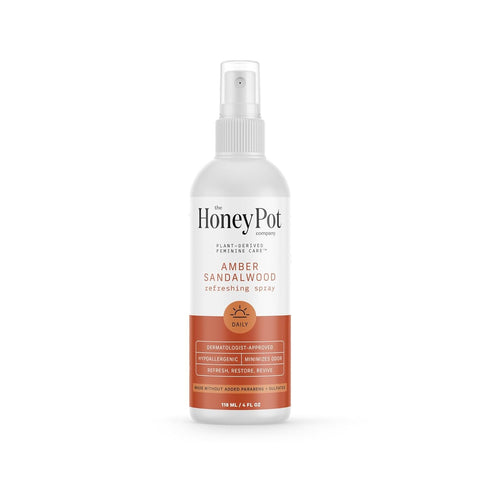 THE HONEY POT - Amber Sandalwood Refreshing Spray - 4 fl oz (118 ml)