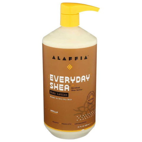 ALAFFIA - Everyday Shea Body Lotion Vanilla - 32 fl oz (950 ml)