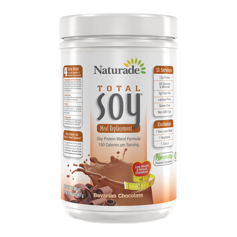 NATURADE - Total Soy All-Natural Original Powder, Bavarian Chocolate