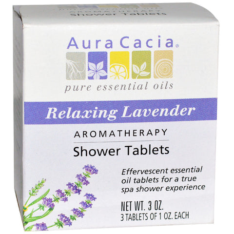 AURA CACIA - Relaxing Lavender Shower Tablets