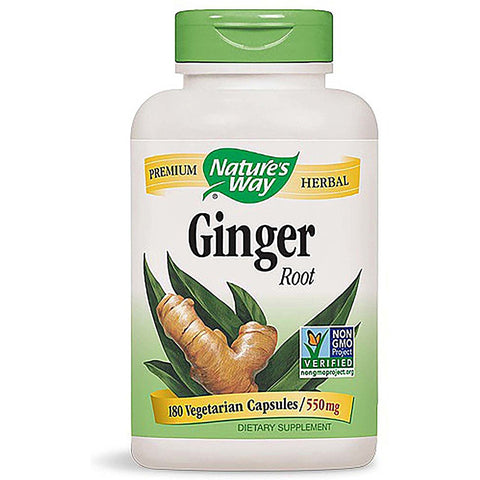 NATURES WAY - Ginger Root 550 mg