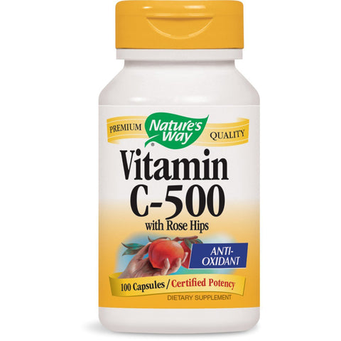 NATURES WAY - Vitamin C-500 with Rose Hips