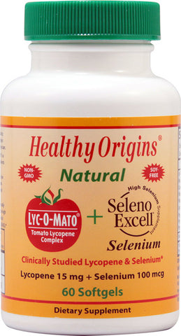 Healthy Origins Lyc O Mato with Seleno Excell 100 mcg