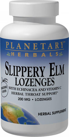 Planetary Herbals Slippery Elm 200 mg Lozenges