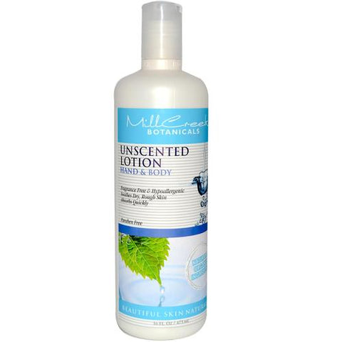 Mill Creek Unscented Hand Body Lotion