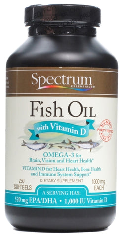 Spectrum Naturals Fish Oil with Vitamin D