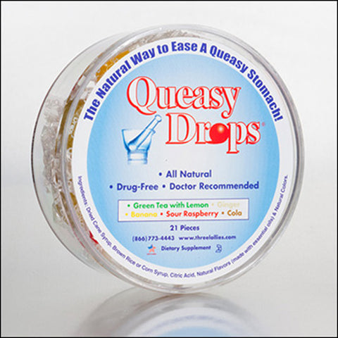 Three Lollies Queasy Drops Container