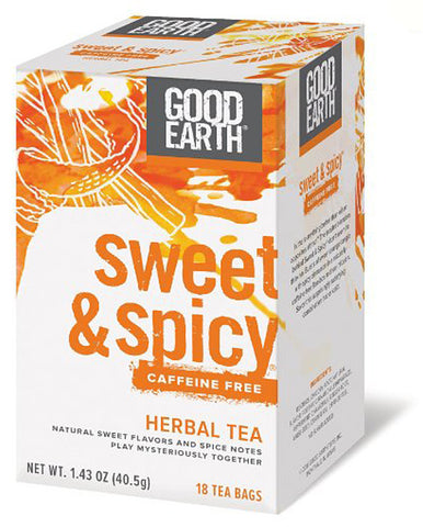Good Earth Original Sweet Spicy Herbal Tea Caffeine Free