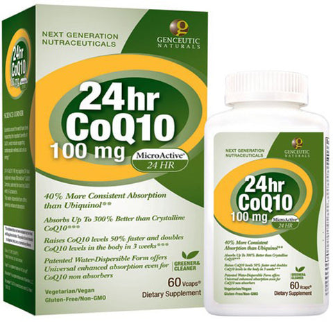 Genceutic Naturals 24Hr Nano Microactive CoQ10 100 mg