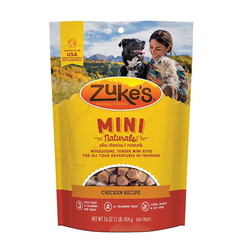 Zukes Mini Naturals Dog Treats Chicken
