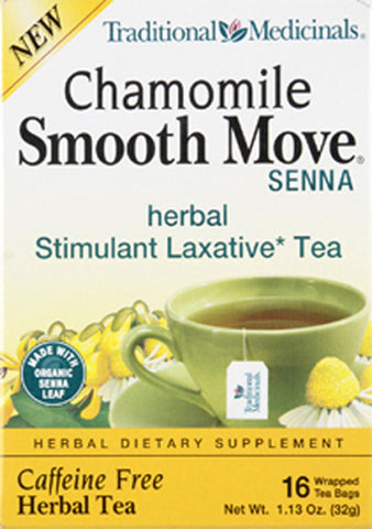 Traditional Medicinal Smooth Move Senna Chamomile Tea