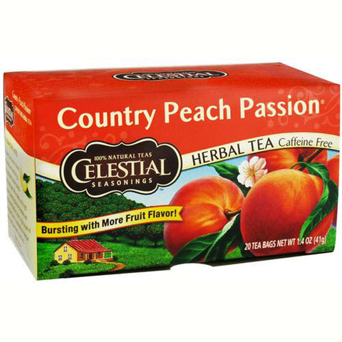 Celestial Seasonings Herb Tea Ctry Peach Passion