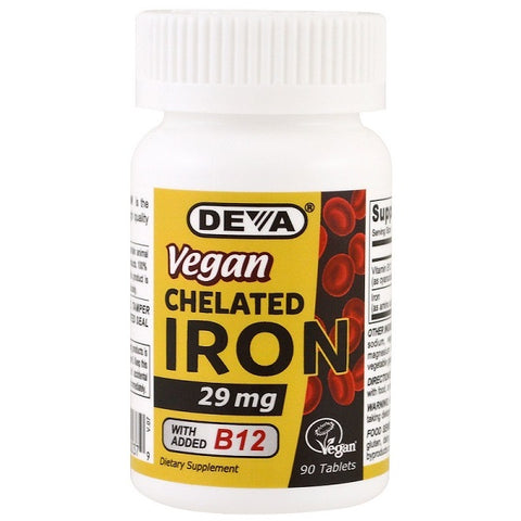 Deva Nutrition Chelated Iron 29mg Vegan