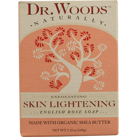 DR. WOODS - Skin Lightening English Rose Bar Soap