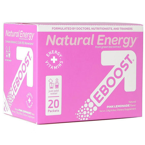 EBOOST Pink Lemonade Natural Energy Booster