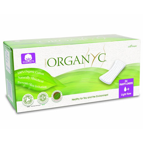 ORGANYC - Menstrual Panty-Liners Light Flow+ - 24 Liners