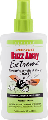 Quantum Research - Quantum Buzzaway Insect Repellent Products Extreme Spray - 8 Oz, Pack Of 3