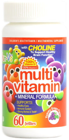 Yumv's - Multivitamin +Mineral Formula With Choline Grape Flavor 60 Count ( Multi-Pack)