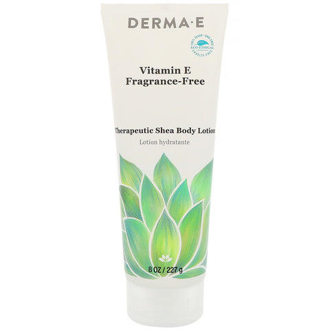 DERMA E - Vitamin E Fragrance-Free Therapeutic Shea Body Lotion