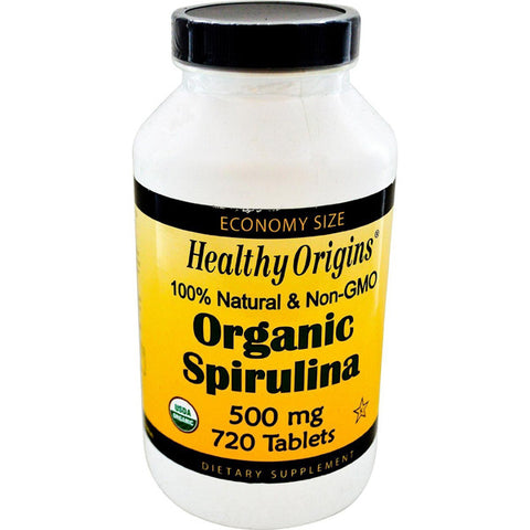 Healthy Origins - Organic Spirulina 500 mg