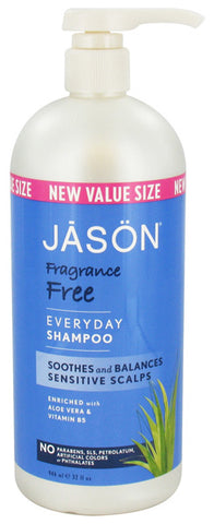 Jason Natural Every Day Fragrance Free Shampoo
