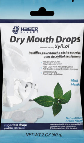 Miradent - Dry Mouth Drops Mint - 2 oz. (60 g)