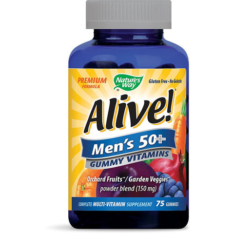 NATURES WAY - Alive Mens 50+ Gummy Vitamins