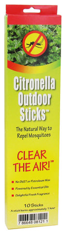 NeemAura Naturals - Citronella Outdoor Sticks - 10 Sticks