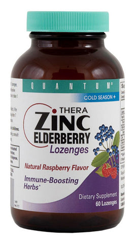 Quantum Health - Thera Zinc Elderberry Lozenges - 60 Lozenges