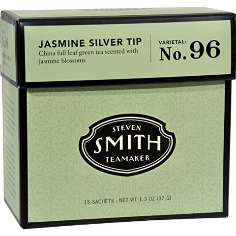 Smith Teamaker - Green Tea Jasmine Silver Tip No. 96 - 6 x 15 Tea Bags