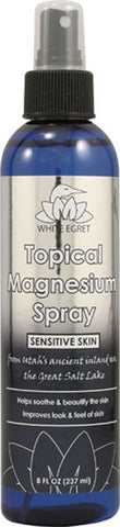 White Egret - Topical Magnesium Spray for Sensitive Skin - 8 fl. oz. (237 ml)