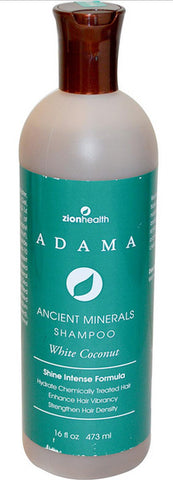 Zion Health - Adama White Coconut Clay Mineral Shampoo - 16 fl. oz. (473 ml)