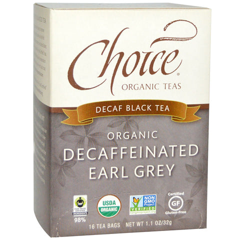 CHOICE - Decaf Black Tea Organic Decaffeinated Earl Grey
