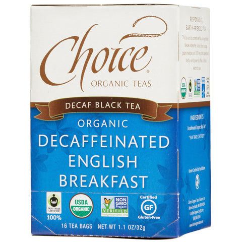 CHOICE - Decaf Black Tea Organic Decaffeinated English Breakfast