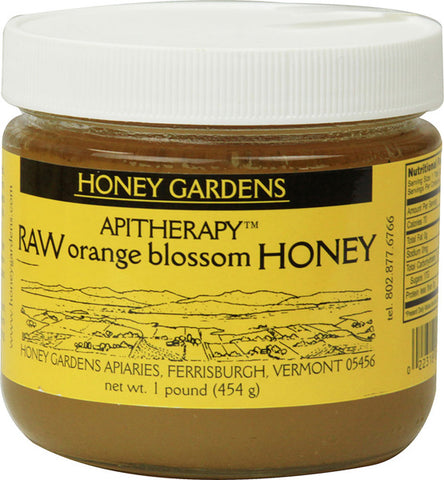 HONEY GARDENS Apitherapy Raw Honey Orange Blossom
