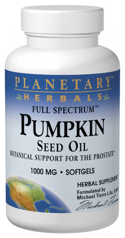 PLANETARY HERBALS - Pumpkin Seed Oil 1000 mg Full Spectrum
