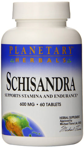 PLANETARY HERBALS - Schisandra 600 mg