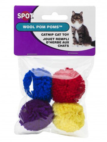 Ethical - Wool Pom Poms with Catnip Cat Toy