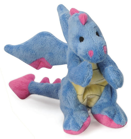 Go Dog - Baby Dragon Mini with Chew Guard Periwinkle Blue