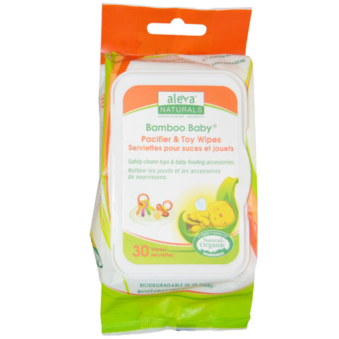 ALEVA - Bamboo Baby Wipes Pacifier & Toy