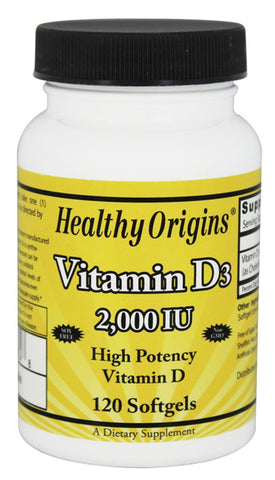 HEALTHY ORIGINS - Vitamin D3 2000 IU
