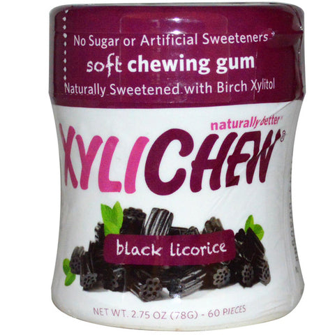 XYLICHEW - Xylitol Gum Licorice Jar