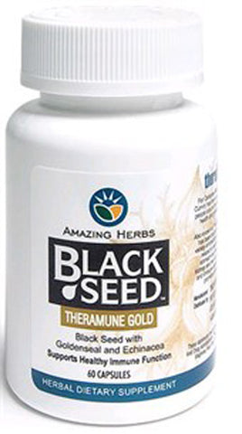 AMAZING HERBS - Black Seed Gold with Echinacea and Goldenseal
