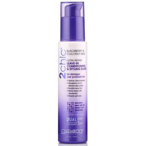 GIOVANNI - 2chic Blackberry & Coconut Milk Leave-In Conditioner and Styling Elixir