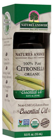 NATURES ANSWER - Essential Oil Organic Citronella