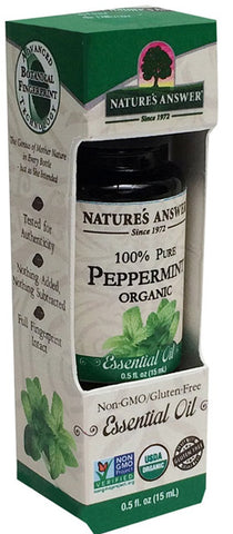 NATURES ANSWER - Essential Oil Organic Peppermint